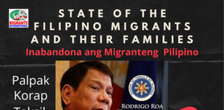 STATE OF THE FILIPINO MIGRANTS UNDER DUTERTE JULY 21, 2021