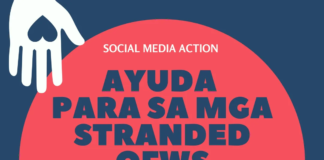 Social Media Action: AYUDA PARA SA MGA STRANDED OFWs