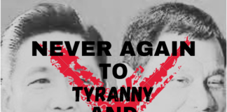 Never Again To Martial Law! End Duterte Dictatorship and Tyranny!