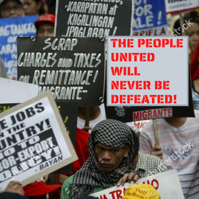 THE PEOPLE UNITED WILL NEVER BE DEFEATED!-2
