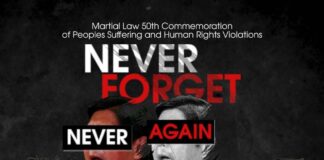 #NeverAgain #NeverForget #FreeAllPoliticalPrisoners #JusticetoVictimsofMartialLaw&US-MarcosDictatorship
