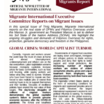 TINIG MIGRANTE JULY 7 Special Issue : STATE OF THE MIGRANTS