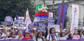 Solidarity with women workers fighting for wages, jobs, and rights