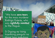 Zero tears for Duterte: Migrante asks Digong supporters not to misuse ‘zero remittance’ campaign for mass murderer Duterte