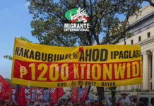 Migranteng manggagawa, mangahas para sa nakabubuhay na sahod at regular na trabaho
