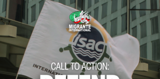 Call for support: Defend Filipino seafarers!