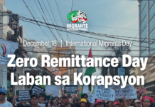 Zero remittances for the corrupt and rotten Marcos regime