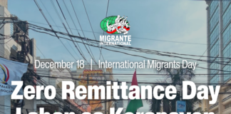 Zero remittances for the corrupt and rotten Marcos regime
