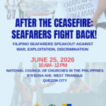 FILIPINO SEAFARERS RAISE DEMANDS TO END EXPLOITATION, DISCRIMINATION AND WAR ON INTERNATIONAL DAY OF THE SEAFARERS